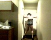 slut cd crossdress loves dildo